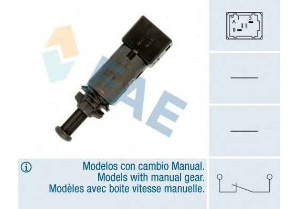 Вимикач стоп-сигнала, лягушка Renault Clio 2, Kangoo, Logan, Sandero, Master 2, Trafic 2, Symbol 2, 7700414986